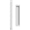 Ekena Millwork 16" Pull Handle & 12" Flush Pull for 2 1/4" Doors, Rocket White GB6001PP51612RW - alternate 1